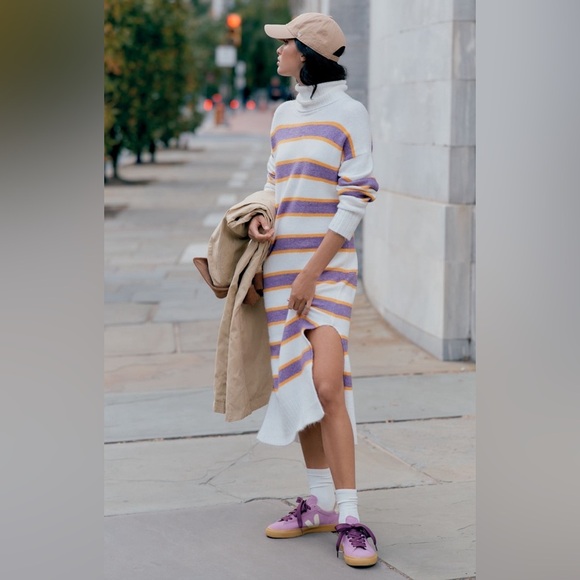 NWT! Anthro Daily Practice Karigan Midi Sweater Dress: Turtleneck Edition🧣🪞 - Picture 1 of 11